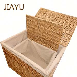 ส่วนลดง่ายต่อการเปิดตะกร้าเก็บเสื้อผ้าหวายสำหรับเสื้อผ้า - Product Image 3