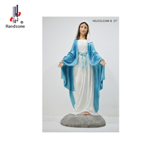 Artesanías de resina de 18 pulgadas María y el Niño <span class=keywords><strong>Jesús</strong></span> Agua bendita Decoración religiosa - Product Image 3