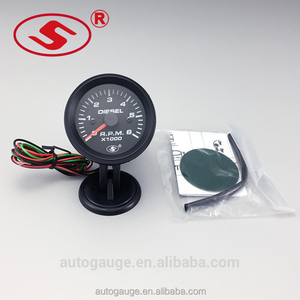 52 mm llantas de aluminio de motor diesel tacómetro medidor puntero automóvil tacómetro - Product Image 3