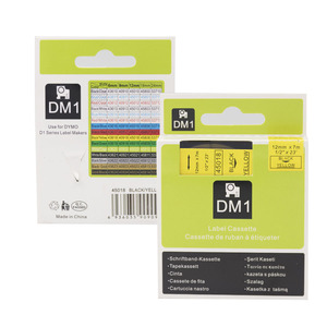 Ruban d'étiquetage PUTY D1 45018 45017 compatible avec les imprimantes thermiques <span class=keywords><strong>DYMO</strong></span> <span class=keywords><strong>LabelManager</strong></span> 160 220P <span class=keywords><strong>280</strong></span> PnP 360D 420P - Product Image 5