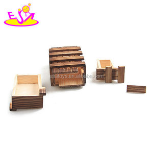 Dei bambini Scherza il Regalo Rompicapo Giocattoli Educativi Giocattoli di Legno Di <span class=keywords><strong>Puzzle</strong></span> <span class=keywords><strong>Box</strong></span> Con Cassetto Segreto W11C029 - Product Image 2