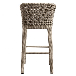 Nâu pháp Patio wicker Bistro Phân đồ nội thất đặt nhôm mây cao ngoài trời Vườn Bar bàn ăn và ghế - Product Image 5
