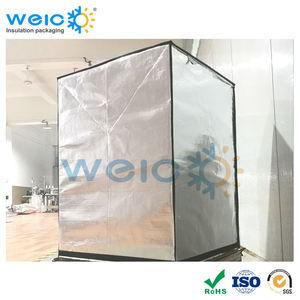 Sac de palette à bulles <span class=keywords><strong>multicouche</strong></span> réutilisable de taille personnalisée Couvertures de palette d'isolation thermique en aluminium - Product Image 6