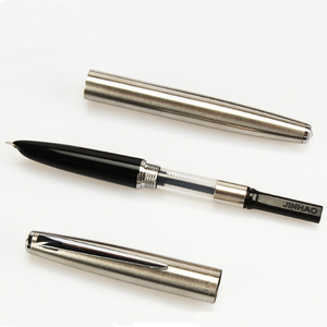<span class=keywords><strong>Penna</strong></span> <span class=keywords><strong>Stilografica</strong></span> Jinhao di Alta Gamma, Completamente Argentata con Drago Intagliato, in Acciaio Inossidabile, Pennino <span class=keywords><strong>Fine</strong></span>, Sottile, <span class=keywords><strong>Penna</strong></span> Elegante per Affari da Donna - Product Image 4