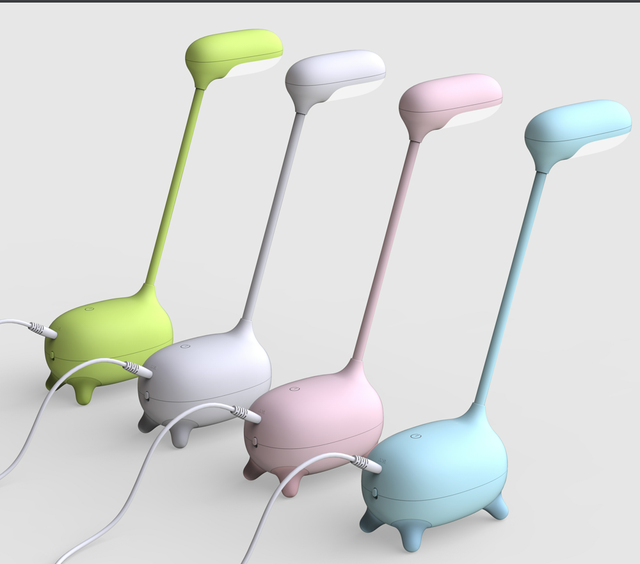 Cute Kids Lamp Dimmer Light Bedside Lamp Portable LED Reading Lamp CCT Changeable LED Night Light with Three Mode Light