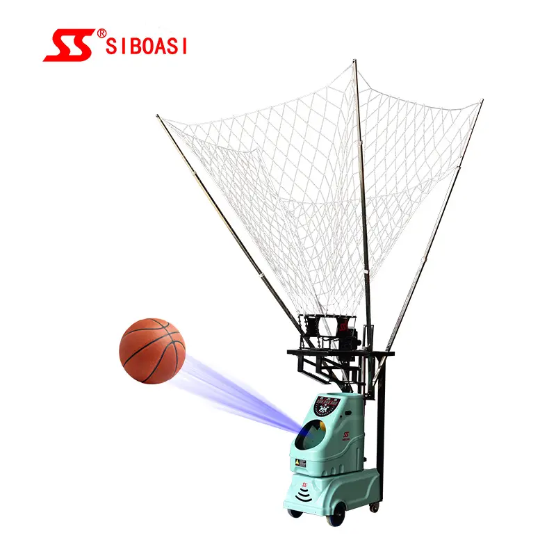 Máquina de retorno de auxiliares de treinamento de basquete, alta qualidade, para venda