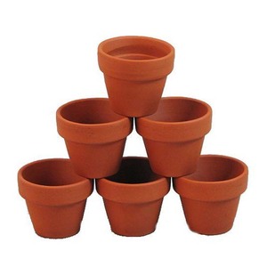 A buon mercato mini vaso di terracotta