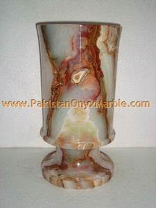 Jarrones de Flores de Mármol Ónix - Product Image 2