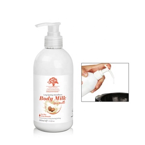 Meilleure lotion pour peau sensible Ingrédients végétaliens à base de plantes Beurre de karité Hydratant raffermissant et blanchissant pour le corps - Product Image 1