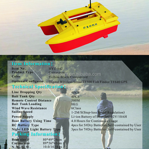 Bateau appât <span class=keywords><strong>de</strong></span> pêche Catamaran RC, fabrication chinoise, 2.4Ghz, nouveau, HYZ842 - Product Image 6