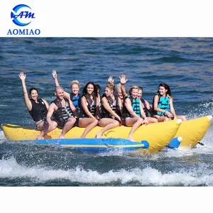 Harga Pabrik Inflatable Ikan Terbang Panjang Tabung Mengambang Banana Boat untuk Dijual