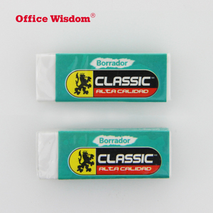 Goma de borrar blanca para uso escolar, borrador de tubo cuadrado clásico, Simple y práctico, promoción al por mayor - Product Image 6