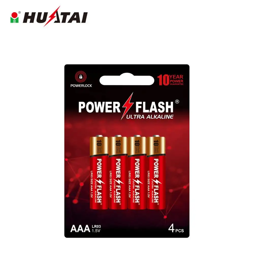 超アルカリ電池LR03/AM-4/AAA1.5V高性能