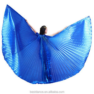 Costume da Danza del Ventre BestDance, <span class=keywords><strong>Ali</strong></span> di Iside <span class=keywords><strong>Nere</strong></span> per Donne, <span class=keywords><strong>Ali</strong></span> di Iside per Danza del Ventre Senza Bastoncini, OEM - Product Image 4
