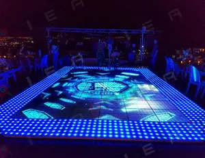 P10 led video dance floor pavimento luce esterna impermeabile portatile schermo