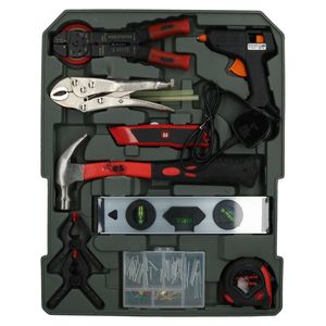 Juego completo <span class=keywords><strong>de</strong></span> <span class=keywords><strong>herramientas</strong></span>, <span class=keywords><strong>caja</strong></span> <span class=keywords><strong>de</strong></span> <span class=keywords><strong>herramientas</strong></span>, llave <span class=keywords><strong>de</strong></span> pecho, enchufes, alicates, destornilladores, 186 piezas - Product Image 4
