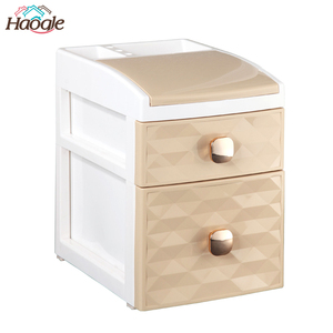 Organisateur <span class=keywords><strong>de</strong></span> bureau en promotion avec poignée dorée, mini tiroir <span class=keywords><strong>de</strong></span> bureau en plastique PP, petit meuble <span class=keywords><strong>de</strong></span> rangement <span class=keywords><strong>de</strong></span> bureau en plastique - Product Image 5