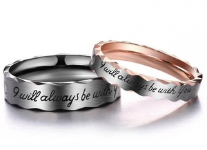 Anillos <span class=keywords><strong>de</strong></span> Compromiso <span class=keywords><strong>de</strong></span> Titanio <span class=keywords><strong>de</strong></span> Alta Gama Personalizados al por Mayor para Parejas, Anillos <span class=keywords><strong>de</strong></span> <span class=keywords><strong>Pareja</strong></span> <span class=keywords><strong>de</strong></span> Plata <span class=keywords><strong>de</strong></span> Moda, Joyería con Piedras Preciosas - Product Image 5