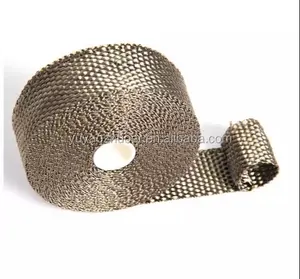 HOT KOOP! 2 "x '33 titanium exhaust heat wrap/uitlaat isolatie wrap