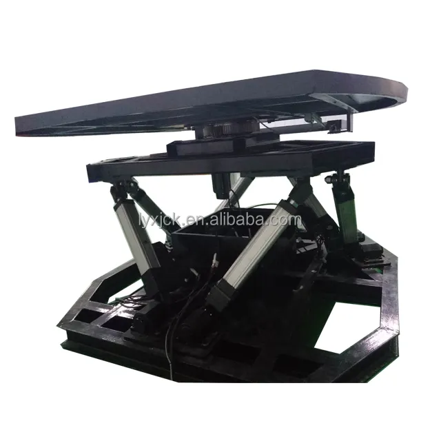 6DOF Elektrische motion platform 360 graden rotary tafel voor helicopter
