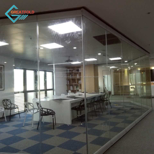 Fabricante flexibles movimiento <span class=keywords><strong>de</strong></span> partición <span class=keywords><strong>de</strong></span> vidrio para cocina sala <span class=keywords><strong>de</strong></span> exposición - Product Image 2