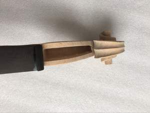 Prix bon marché de haute qualité touche en ébène violons inachevés solides fabriqués en Chine - Product Image 4