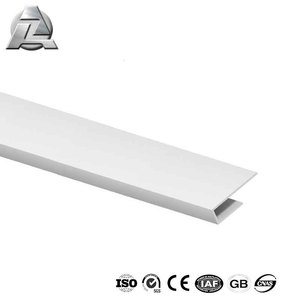 Profilo di estrusione del canale j in alluminio con telaio a specchio larghezza <span class=keywords><strong>16mm</strong></span>
