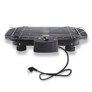 Mesa <span class=keywords><strong>interior</strong></span> sin humo <span class=keywords><strong>barbacoa</strong></span> eléctrica con termostato y parrilla altura ajustable para homeuse - Product Image 1
