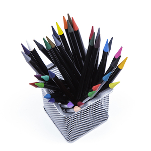 Pensil pewarna gambar premium, pensil warna tanpa kayu