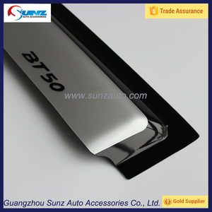 Zilveren Weer Auto BT-50 Venster Vizier <span class=keywords><strong>Wind</strong></span> Guard Shield Deflector Voor Mazda BT50 2012XT Xtr Gt Pickup Accessoires