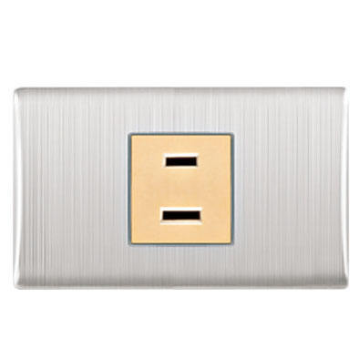 New Glass Touch Switch US Outlet Panel Heat Resistant Socket