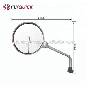 Chất Lượng Cao Chrome Vòng Gương Chiếu Hậu Cho Xe Máy Gương Arm GN125 - Product Image 2