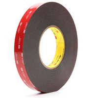 Schwarzes VHB-Klebeband 3M 5952/5952F, für Lackierte Metalle und Kunststoffe 1,1MM DICKES Schaumstoff-Doppelseitiges Klebeband