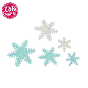 Emporte-pièce en plastique personnalisé, en forme de neige, pour gâteaux et confiseries - Product Image 3