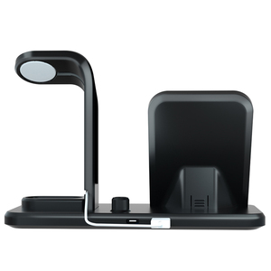 Support de <span class=keywords><strong>chargeur</strong></span> sans fil pour <span class=keywords><strong>AirPods</strong></span>, station de chargement sans fil détachable 3 en 1 pour téléphone Porte-crayon Support de <span class=keywords><strong>chargeur</strong></span> sans fil rapide - Product Image 5
