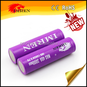 Date İMREN 18650 3000 40a batterie/IMR 18650 3000 MAH 40A 3.7 V haute qualité 18650 authentique sanyo ncr20700b - Product Image 4