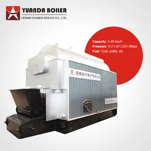 1 a 30 toneladas/hora presión 7-16 kg/cm2 de carbón de la caldera de vapor de proveedor