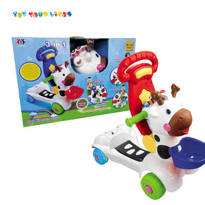 EPT Toys 3 in1 Free Wheels Music Car Walker Plastic Baby Learning Walking Ride On <span class=keywords><strong>Unique</strong></span> Steel Baby Ride On Car For Baby