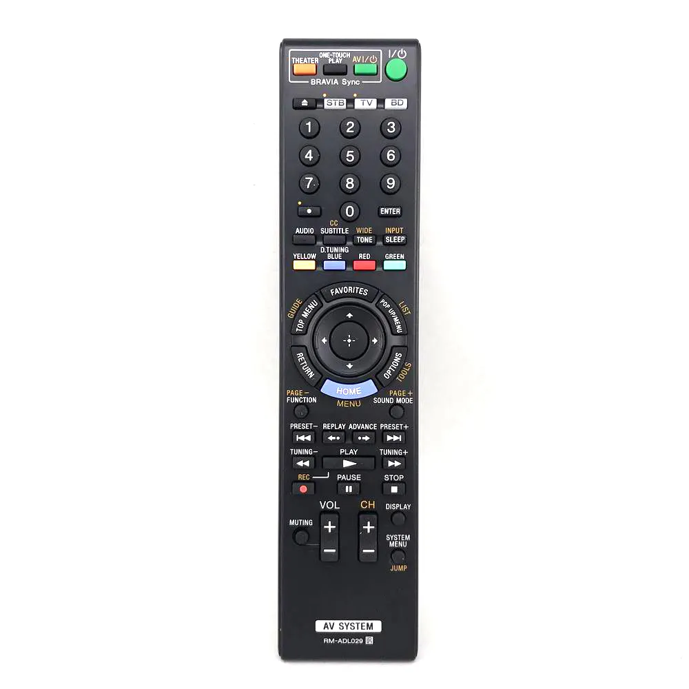 RM-ADL029 de Control remoto de repuesto para cine en casa, compatible con Sony AV BDV-HZ970W 3D Blu-ray