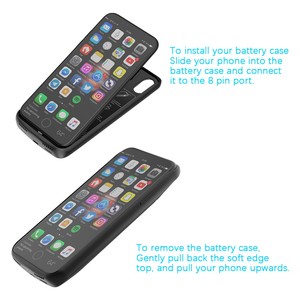 <span class=keywords><strong>Funda</strong></span> de batería trasera para <span class=keywords><strong>iPhone</strong></span> <span class=keywords><strong>Xs</strong></span> <span class=keywords><strong>Max</strong></span>, 5000mah - Product Image 5