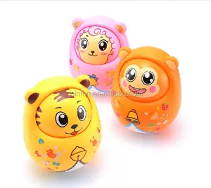 Custom roly-poly toys vinyl figure,Plastic roly poly doll figure, Custom plastic tumbler toys