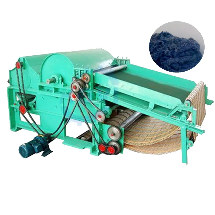 कपड़ा margasa चीर फाड़ बनाने मशीन nonwoven पॉलिएस्टर कपड़े अपशिष्ट रीसाइक्लिंग मशीन