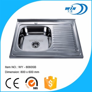 Wenying 8050 acciaio <span class=keywords><strong>lavello</strong></span> da cucina lavabo serbatoio dell'acqua per cartone moderno OEM Hotel <span class=keywords><strong>lavello</strong></span> da cucina pressato in acciaio <span class=keywords><strong>inox</strong></span> a buon mercato - Product Image 6
