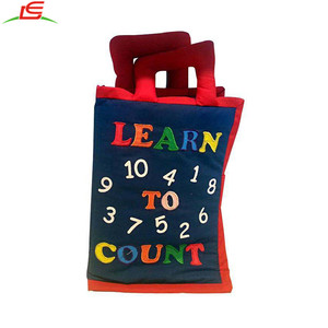 2018 nuevo diseño primera aprender <span class=keywords><strong>a</strong></span> contar number actividad juguete de peluche de juguete mi libro quiet tela - Product Image 1