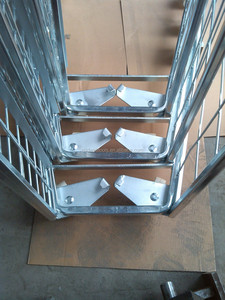 Bán Hot 2 Mặt Một Khung H Có Thể Gập Lại Nestable CuộN Lồng Logistic CuộN <span class=keywords><strong>Container</strong></span> Với Giá Nhà Máy Để Bán - Product Image 2