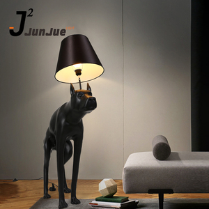 <strong>Fluorescent</strong> dog shaped <strong>floor</strong> <strong>standing</strong> <strong>lamp</strong> black junjue resin downlight fl1028 ce dog shaped <strong>floor</strong> <strong>standing</strong> <strong>lamps</strong> indoor use - Product Image 5