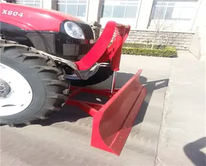 Farm Tractor With Front Dozer Blade