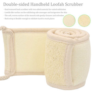 Baño y ducha esponja cepillo 2 en 1 de cara y cuerpo EXFOLIANTE SUAVE cuerpo piel 100% mejor limpiador de silicona cuerpo cepillo para el baño - Product Image 2