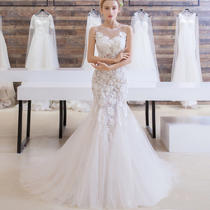 Vestido de novia 2017 Guangzhou al por mayor de <span class=keywords><strong>la</strong></span> señora atractiva novia vestido de novia sirena vestido de novia - Product Image 6