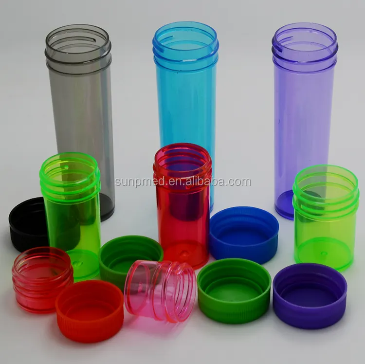 plastic screw top pill jar